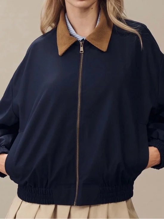 NWT Anthropologie The Rylie Bomber Jacket by Pilcro - Picture 4 of 8